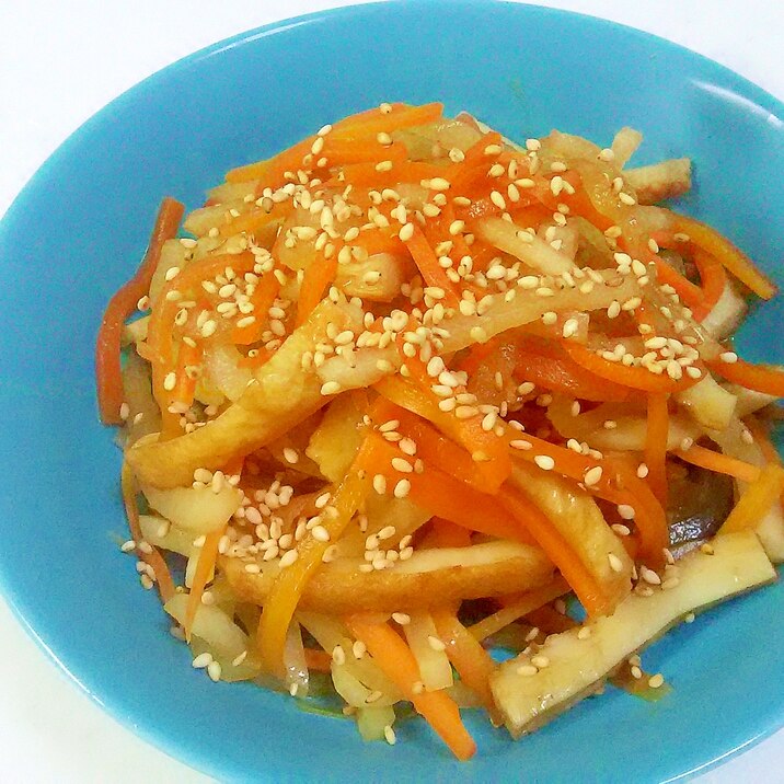 ちくわと大根と人参の千切り炒め レシピ 作り方 By Aoi 楽天レシピ